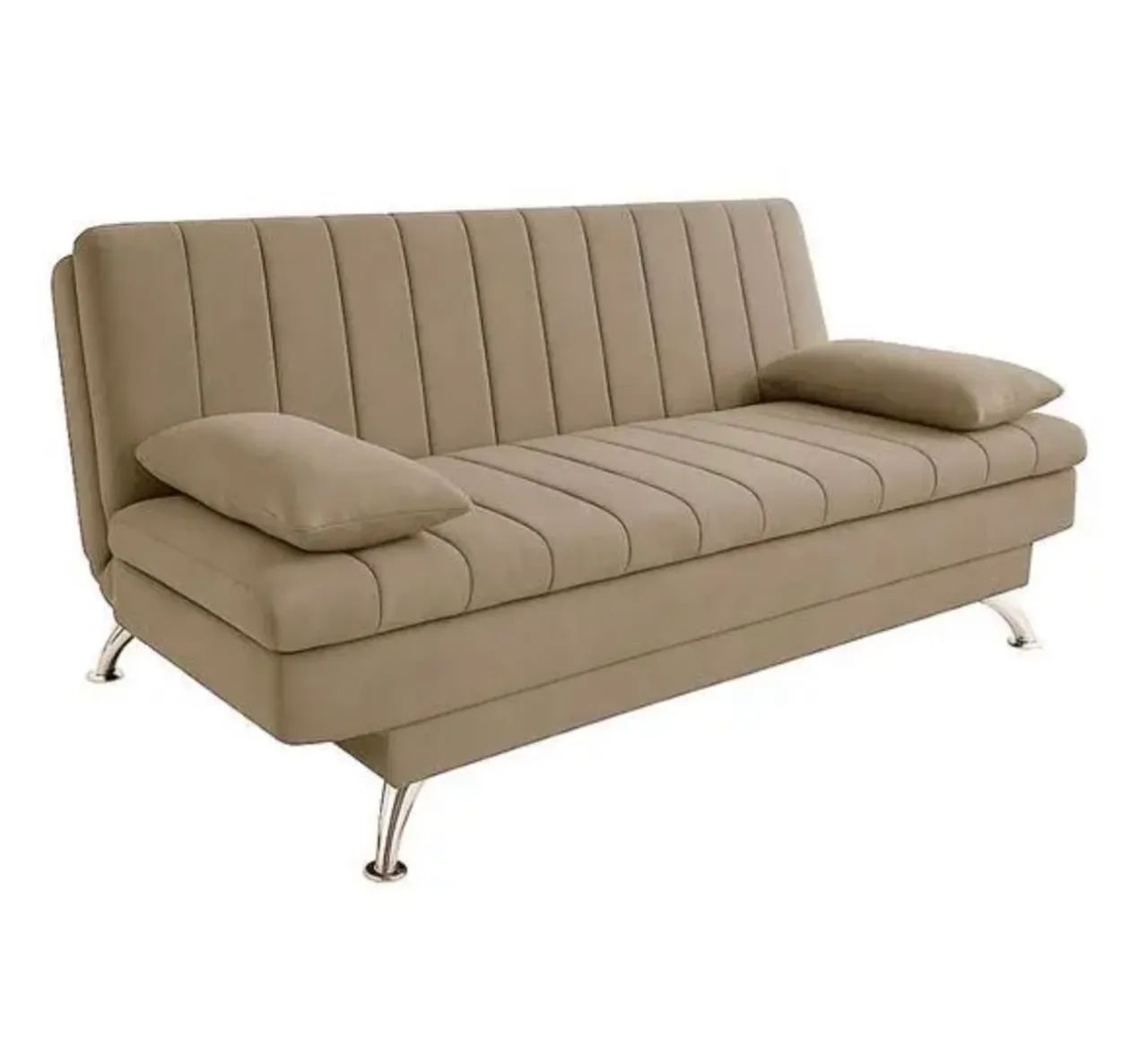 Sofá Cama Bege Linoforte - Foto 2