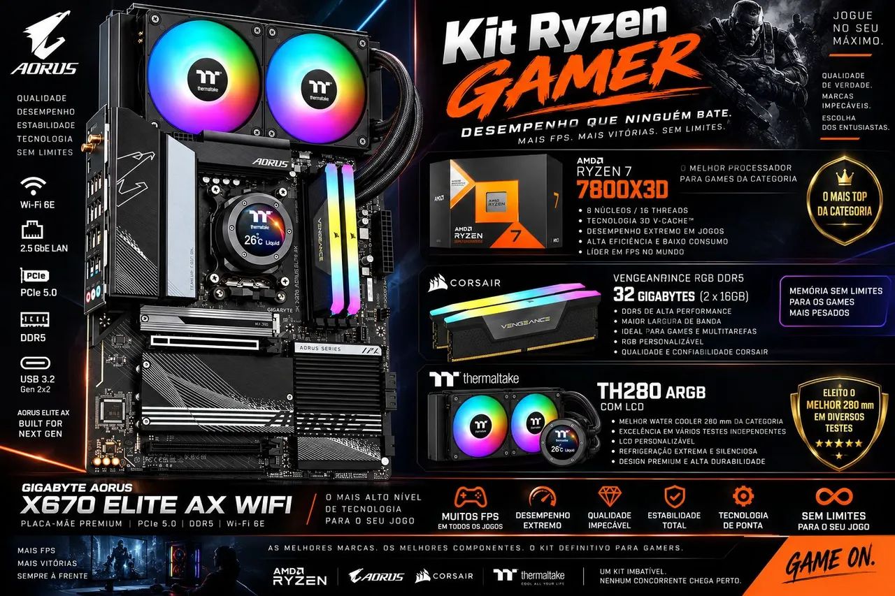 Pc Gamer Upgrade ryzen x3d - Foto 2