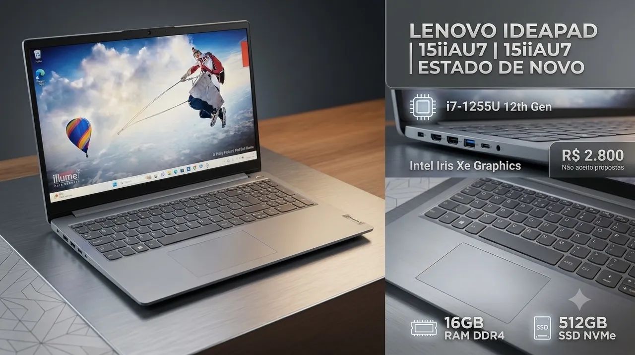 NOTEBOOK LENOVO IDEAPAD 15iIAU7