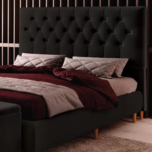 Cabeceira Queen Turim Estofada - Entrega Rápida 