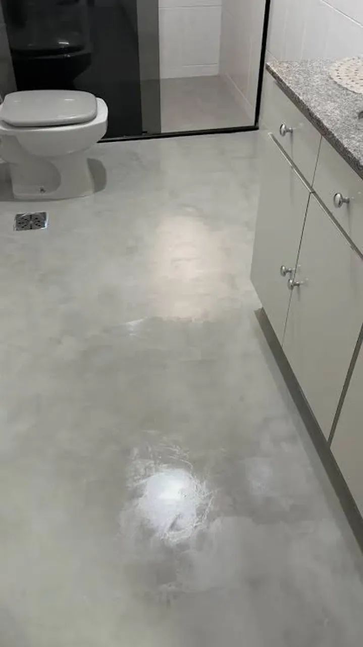 Piso autonivelante com finalização 3D 