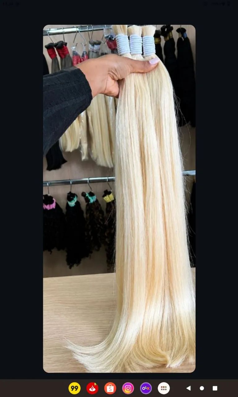 Cabelo humano brasileiro (pfv lê a descrição completa)