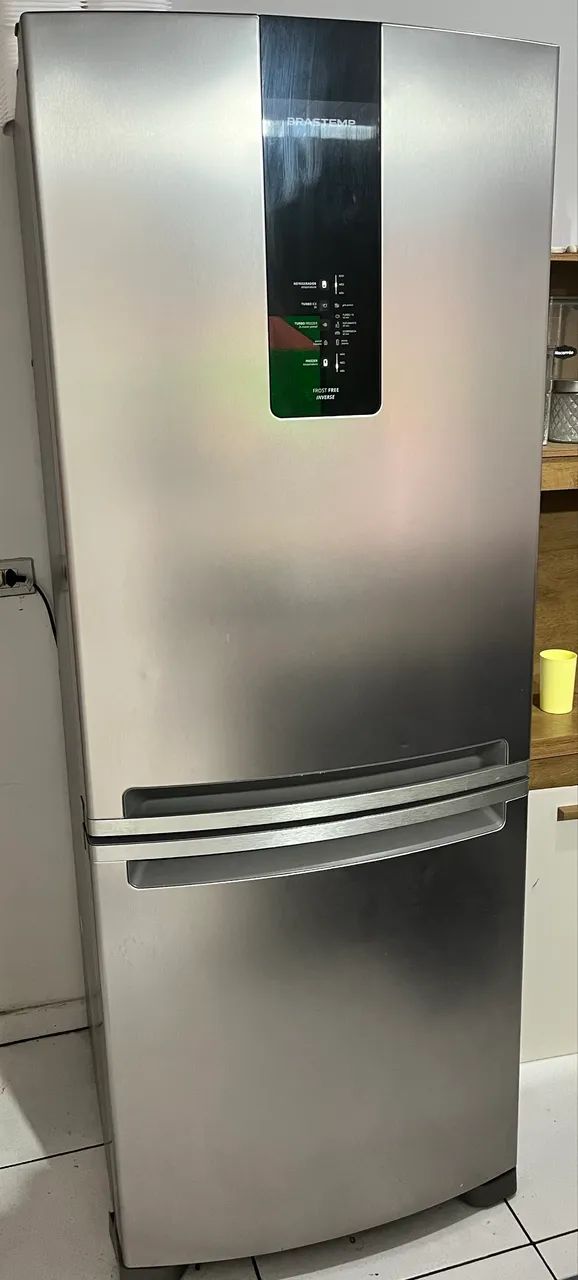 Geladeira Brastemp inox 