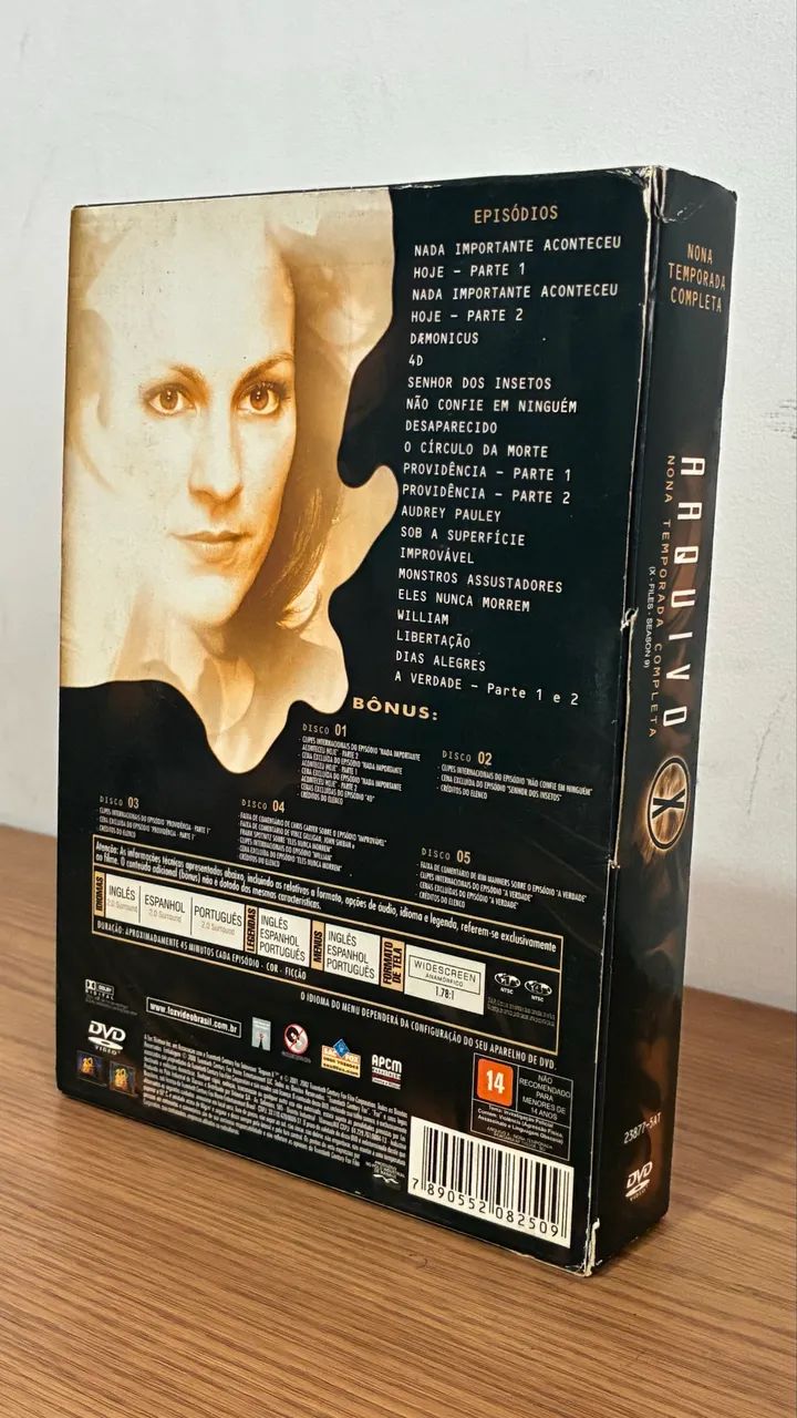 Box Dvd Arquivo X 9ª temporada - CDs, DVDs etc - Serrinha