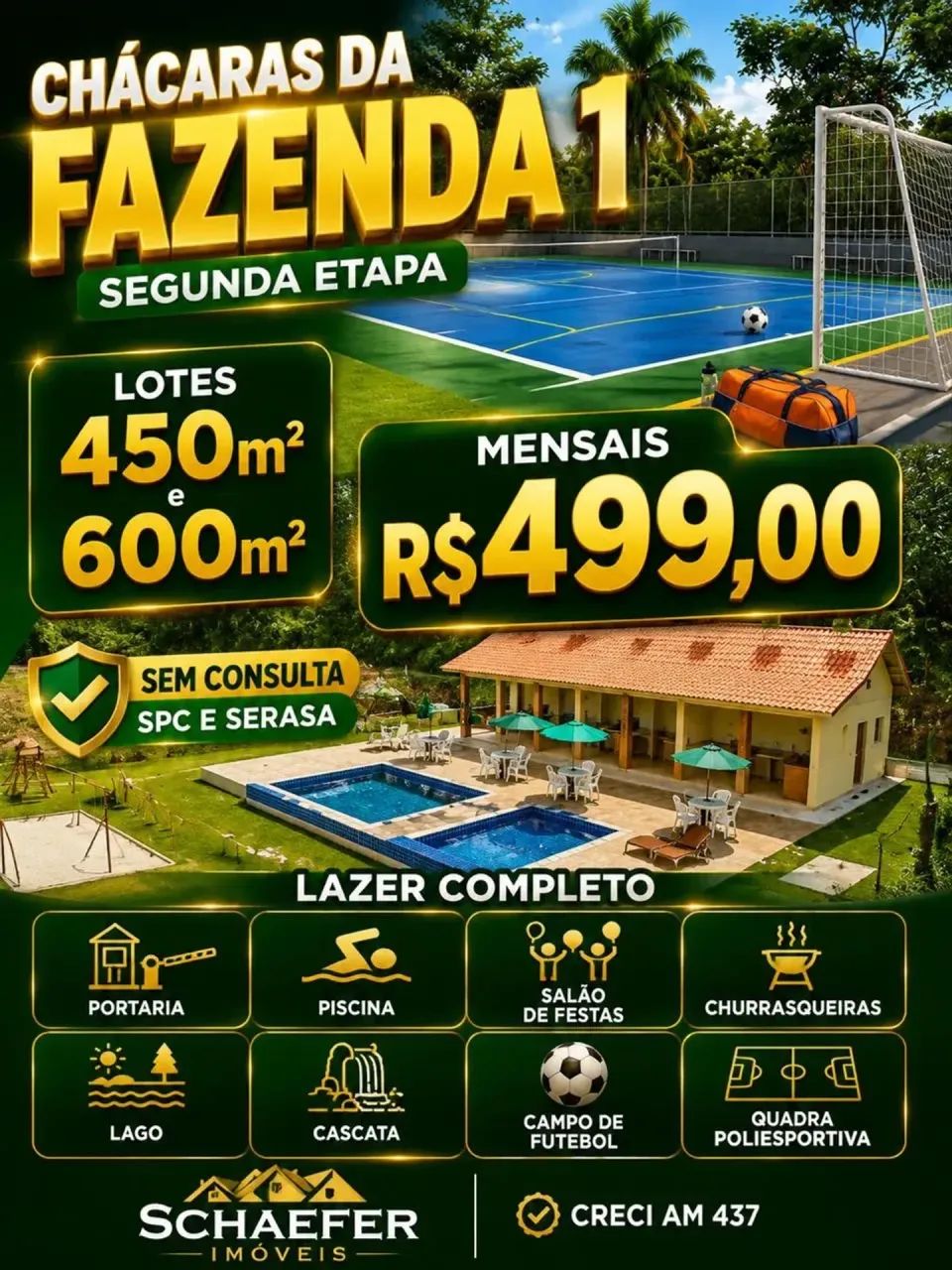 Chácaras da Fazenda 1 Lotes com parcelas de R$499 - Foto 5