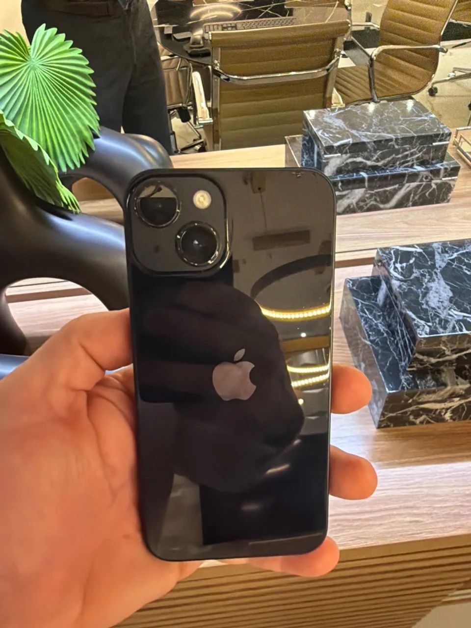 iPhone 14 128 GB Preto Seminovo - Foto 3