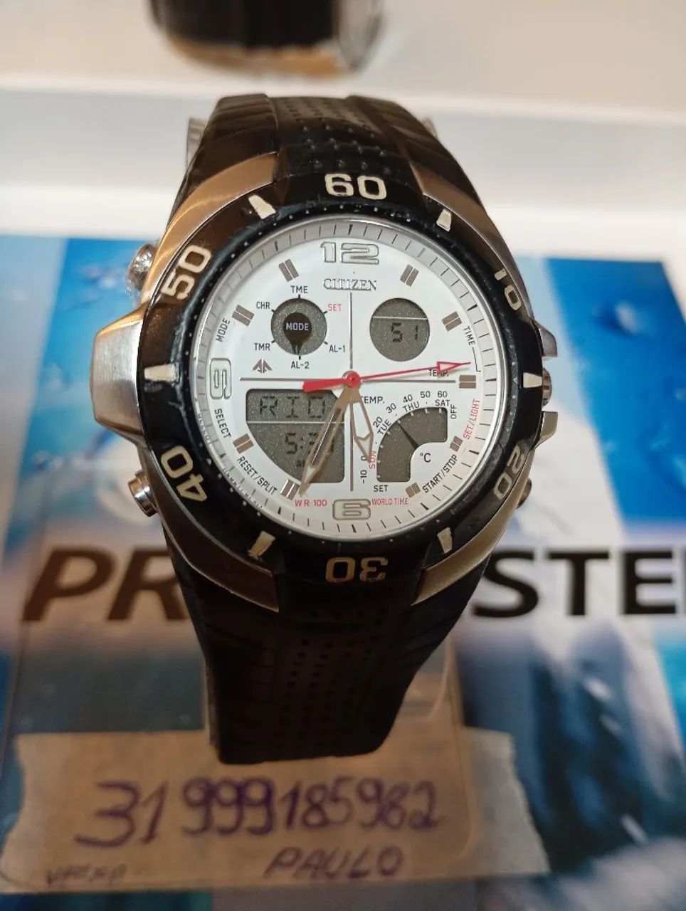 Relógio Citizen Promaster C720 Temperatura 