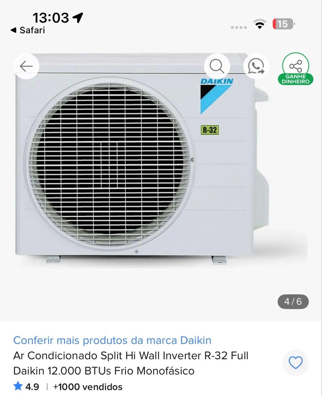 Ar condiciona Daikin 