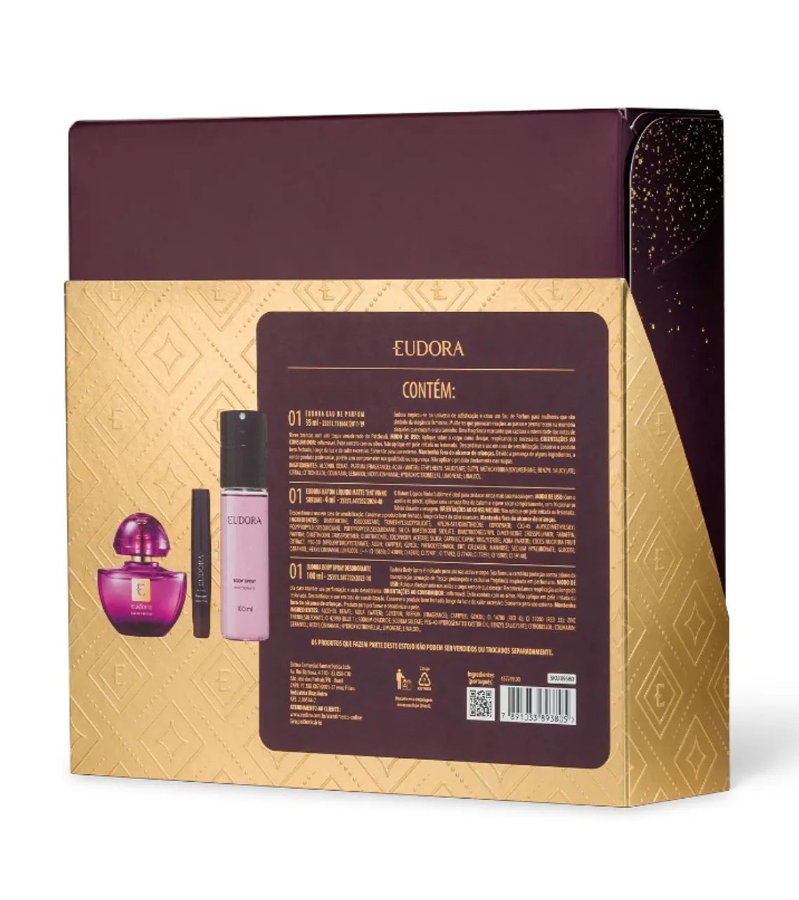 Kit Presente Eudora Roxo Lovers (3 itens) - Foto 2