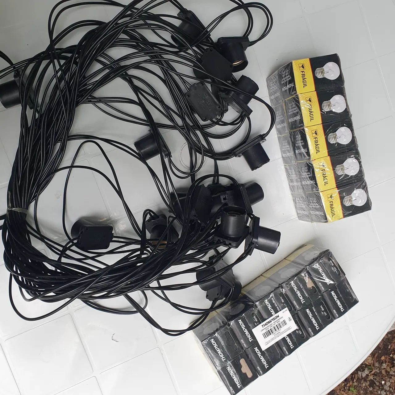 Varal de lâmpadas jardim  - Foto 3