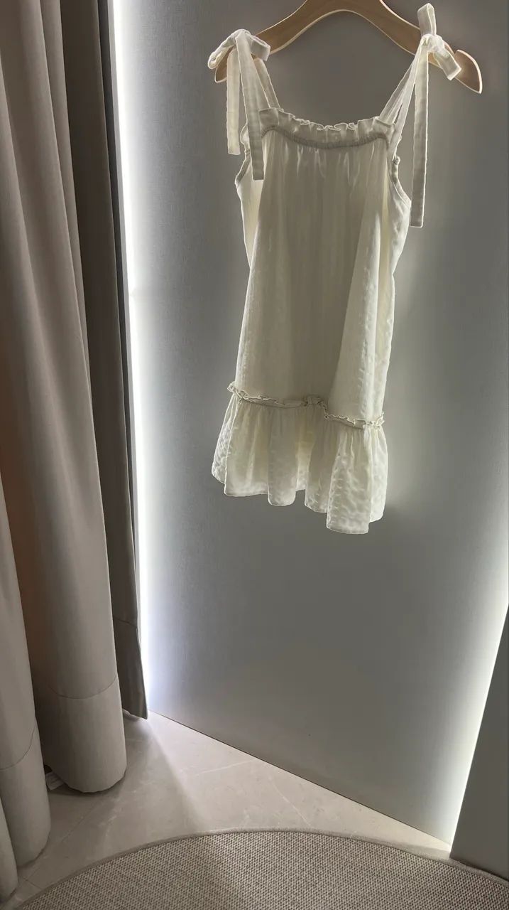 VESTIDO AMARO ORIGINAL LINHO (TAMANHO M VESTE P/M) - Foto 3