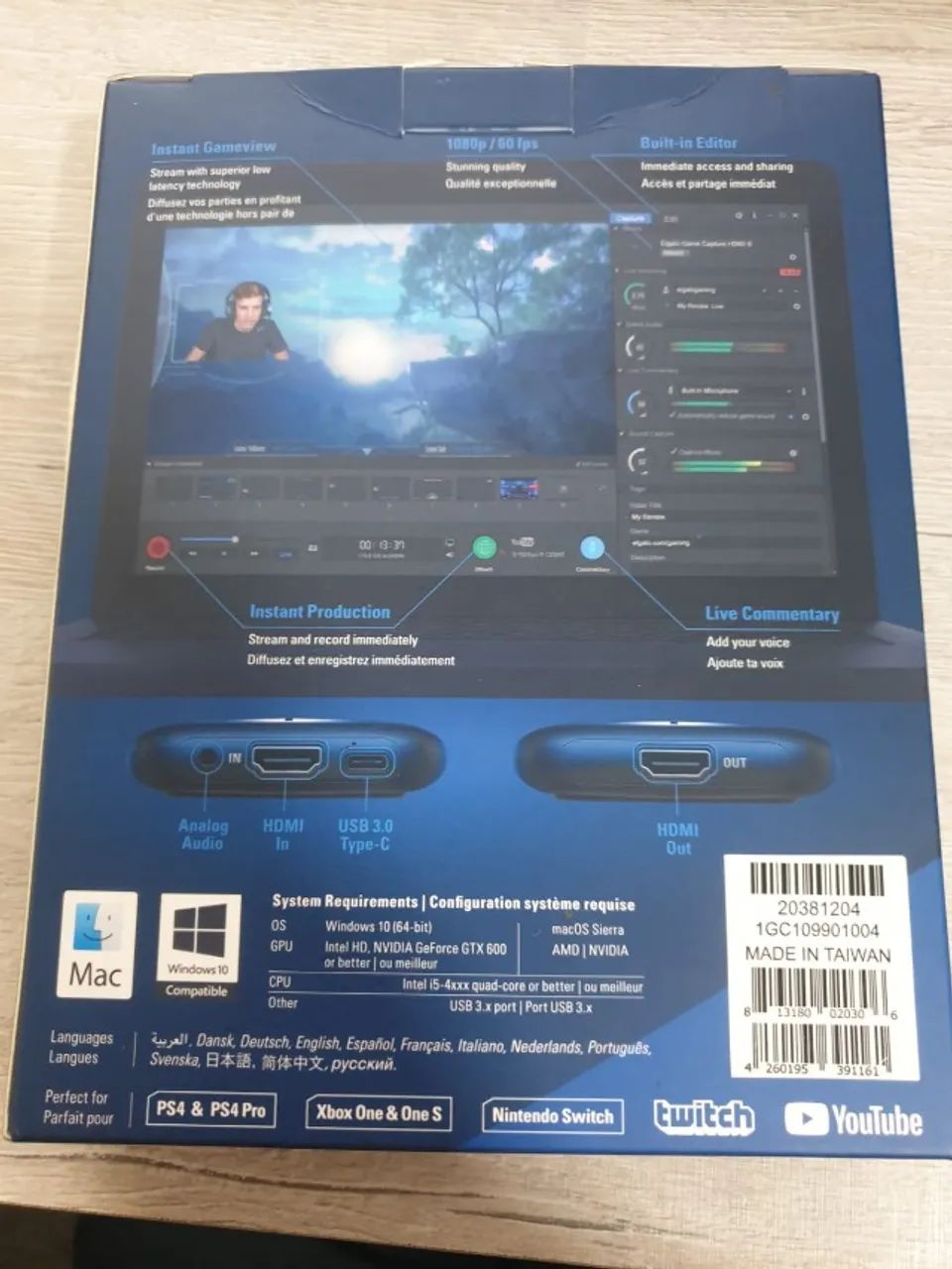 Placa de captura de vídeo Elgato Hd60 S - Caixa lacrada - Foto 3