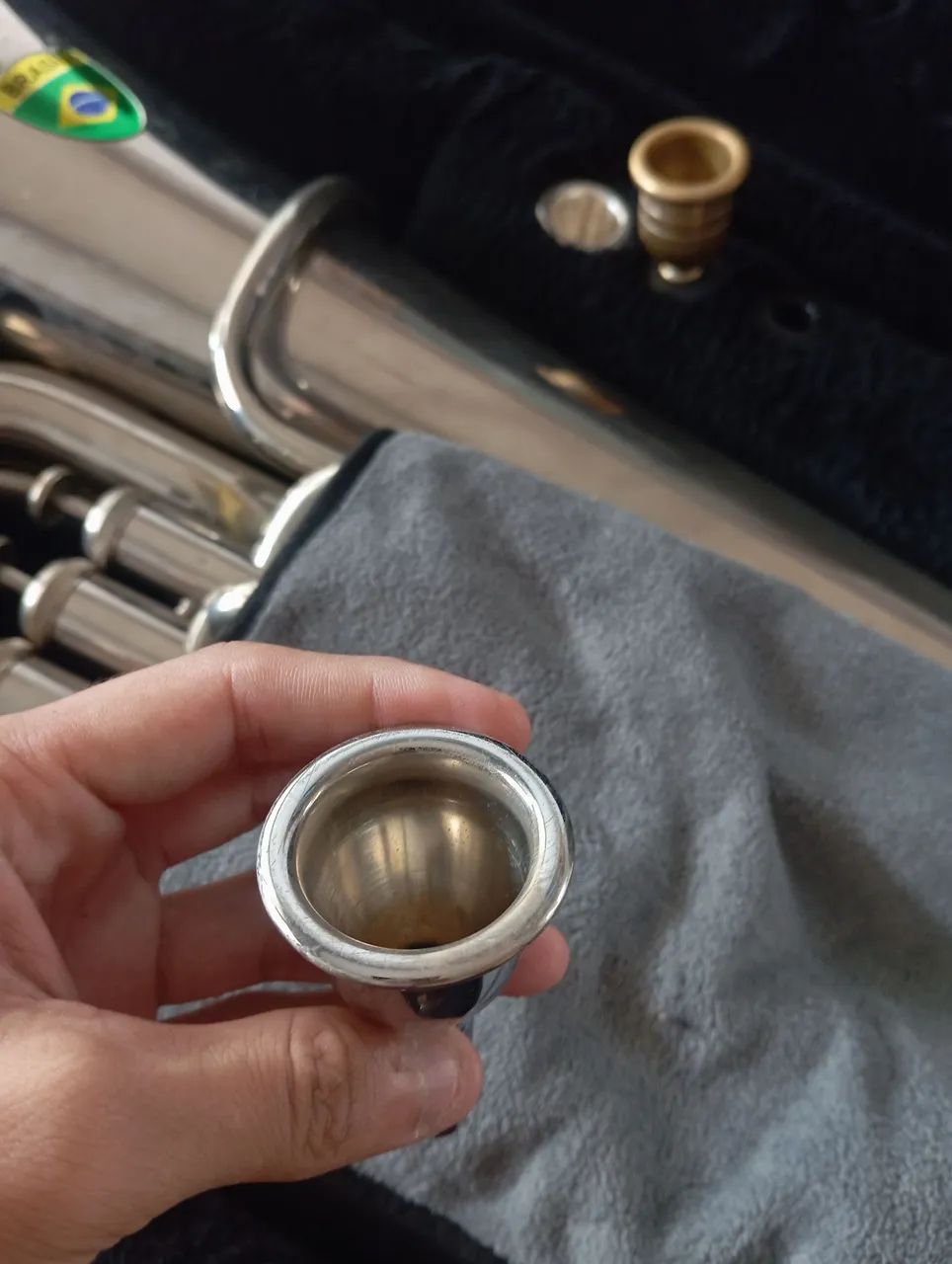Bocal tuba 32mm  - Foto 4