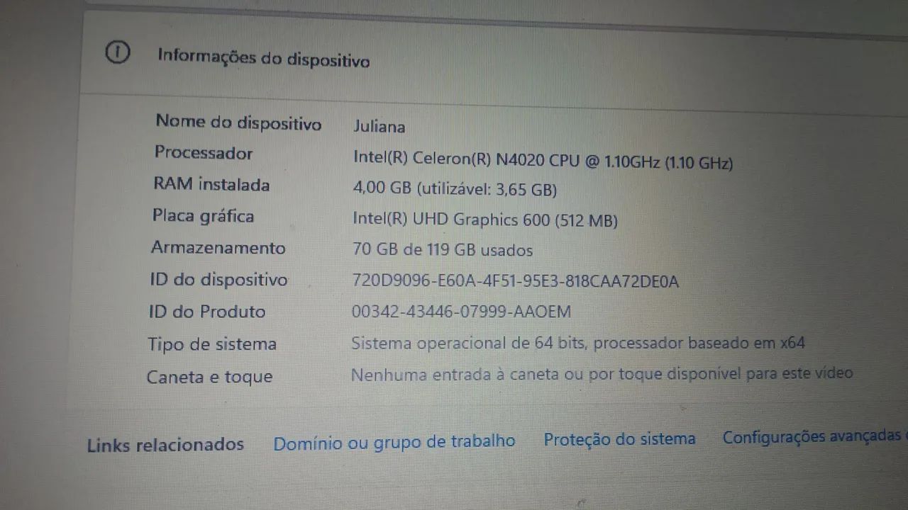 Notebook Lenovo  - Foto 2
