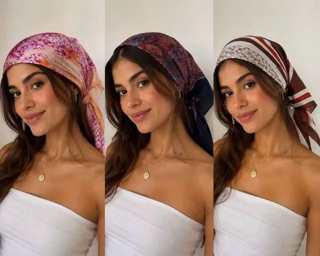 ? LENÇOS LINDOS E ELEGANTES ? Preço dos 3 juntos - Foto 5