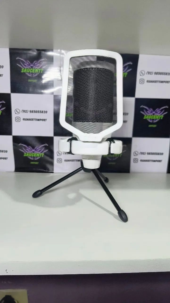 Microfone de Mesa Fifine A6V Ampligame - Foto 4