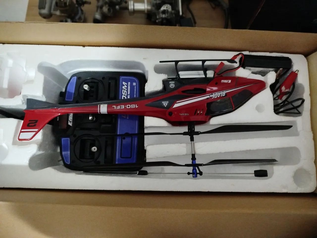 HELI BLADE CX2 COMPLETO COM BATERIA - Foto 2