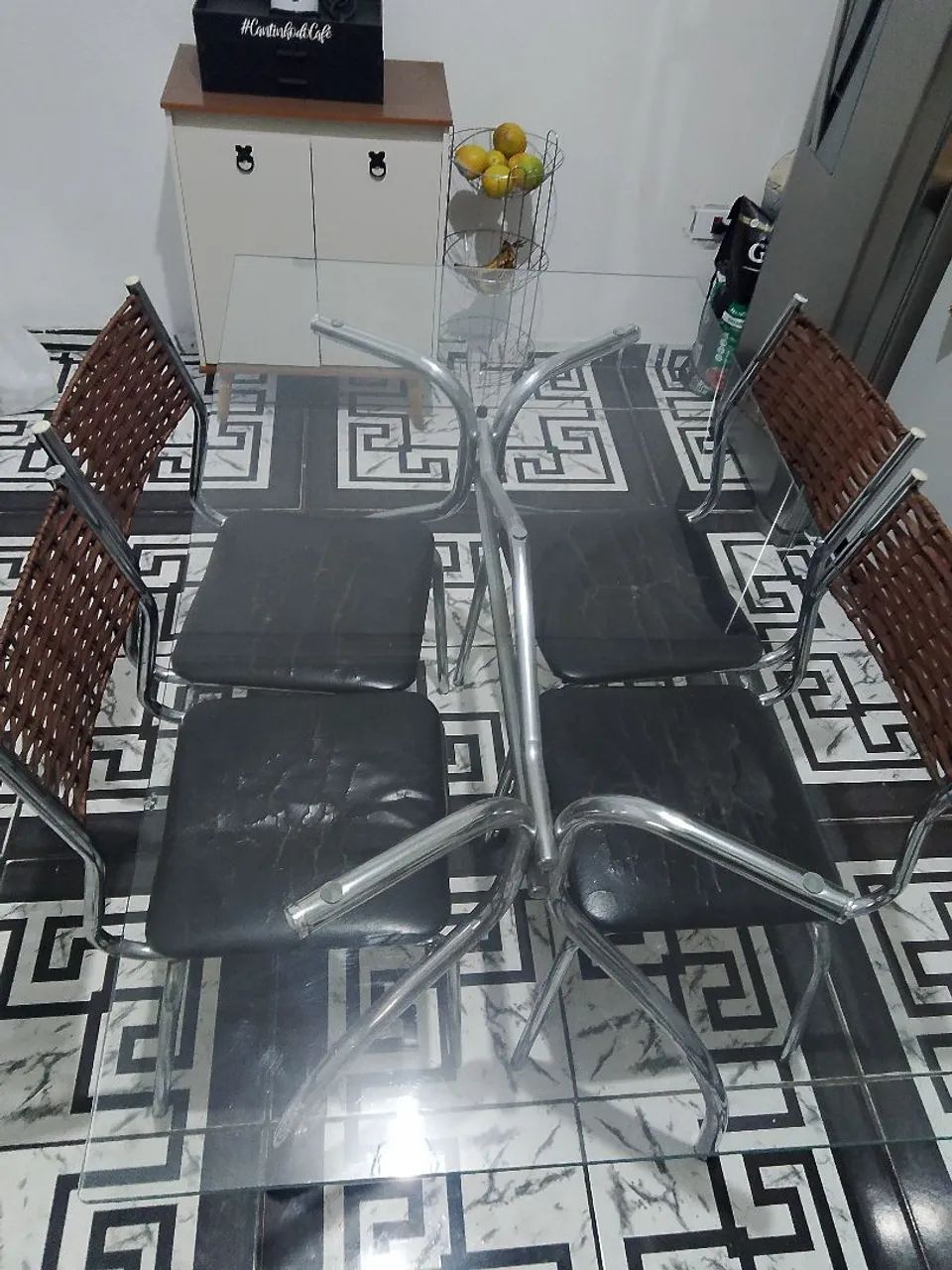 Mesa de vidro 