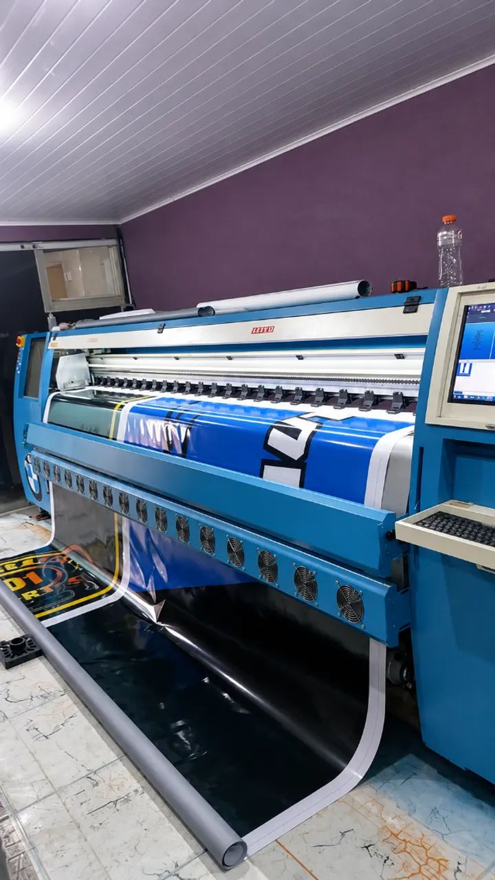 Máquina Impressão Digital - Plotter Allwin MAX 3208 (3,20m) + nobreak - Foto 2