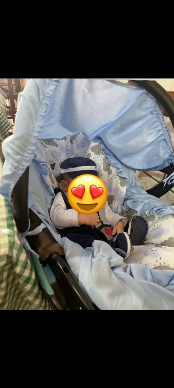 Carrinho de bebê 3 em 1  - Foto 3