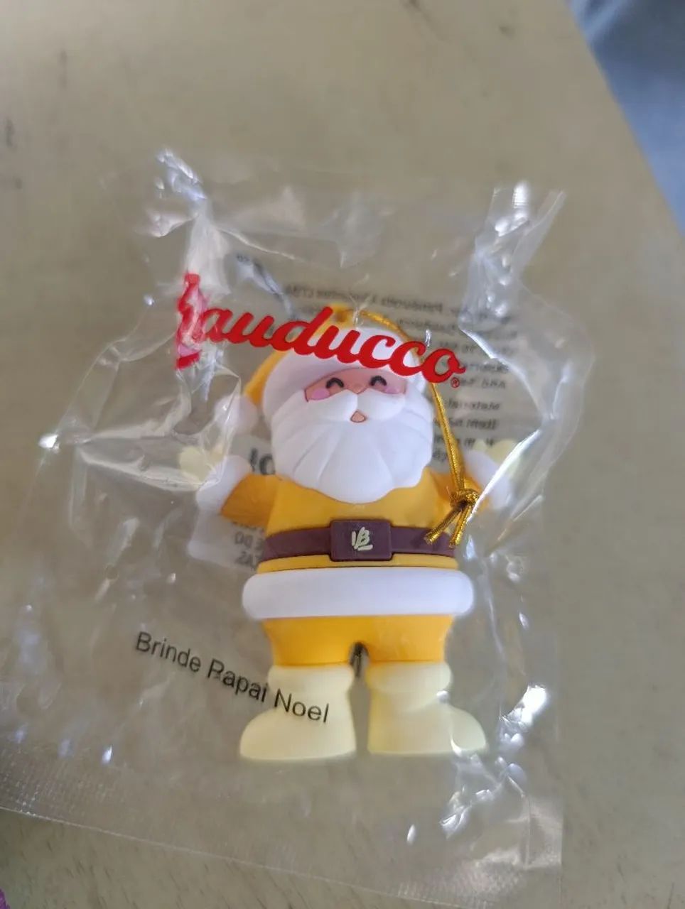 Papai Noel brinde Bauducco colecionável 