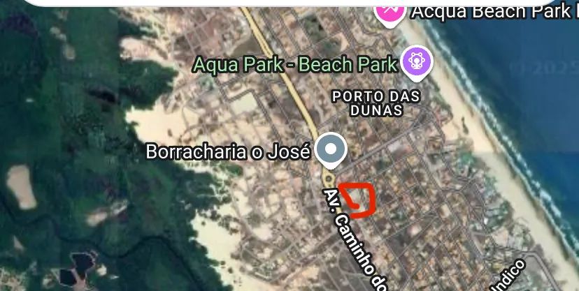 TERRENO 600 m2 PORTO DAS DUNAS (VISTA MAR)