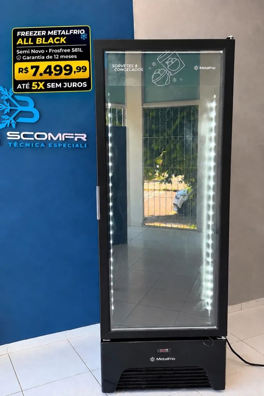 Freezer vertical all black 581 L - Foto 3