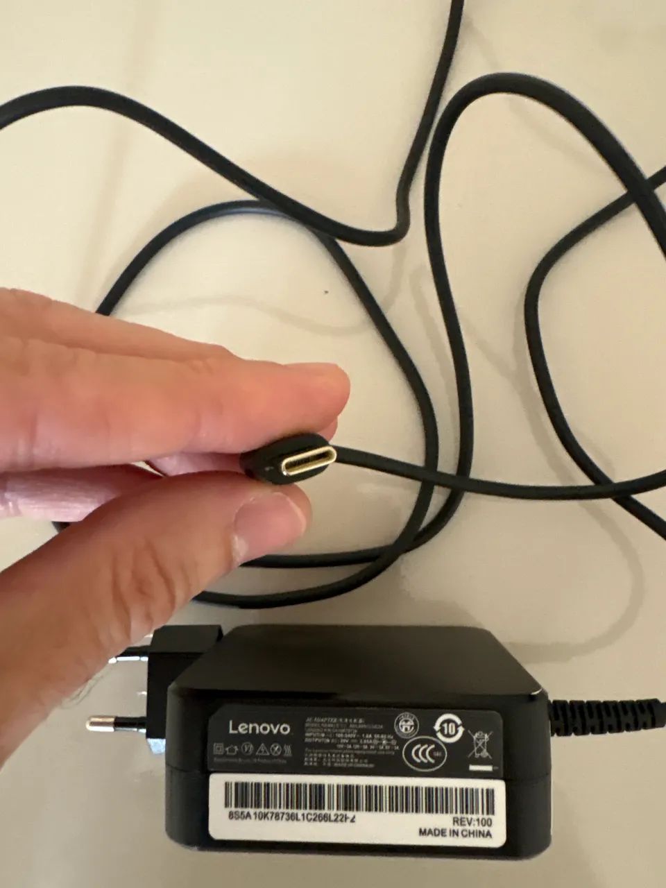 Carregador Notebook Lenovo USB-C - Foto 3