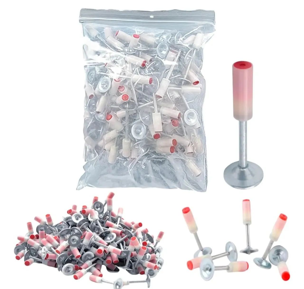 100 pinos de fixação 27mm