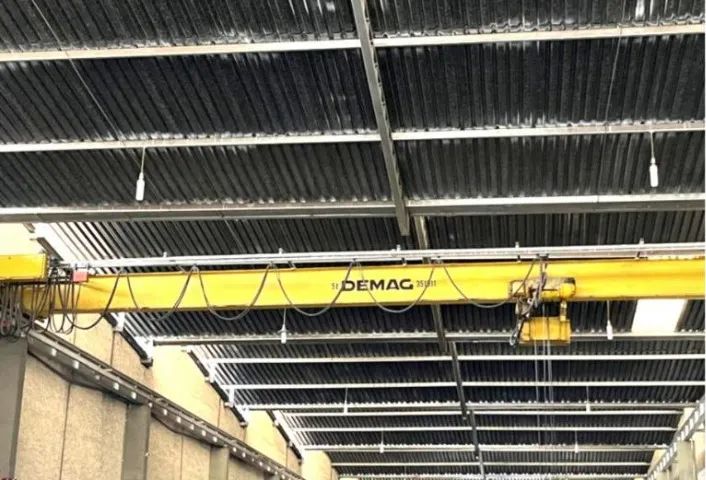 PONTE ROLANTE DEMAG 351911 - 5 TONELADAS - VÃO DE 12 METROS - 70 METROS DE TRILHO - Foto 2