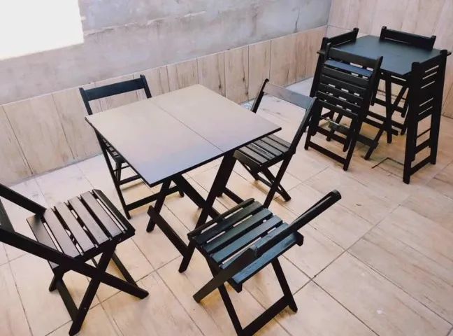 Conjunto mesa e cadeiras dobrável - Foto 3