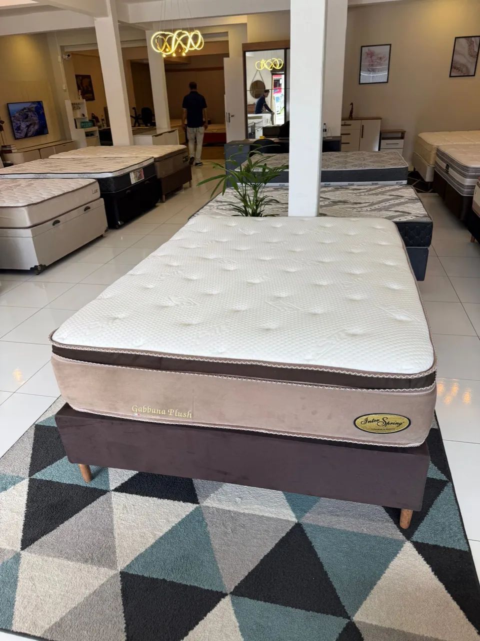 Colchão de Casal GABBANA COM BASE - Entrego! - Foto 4