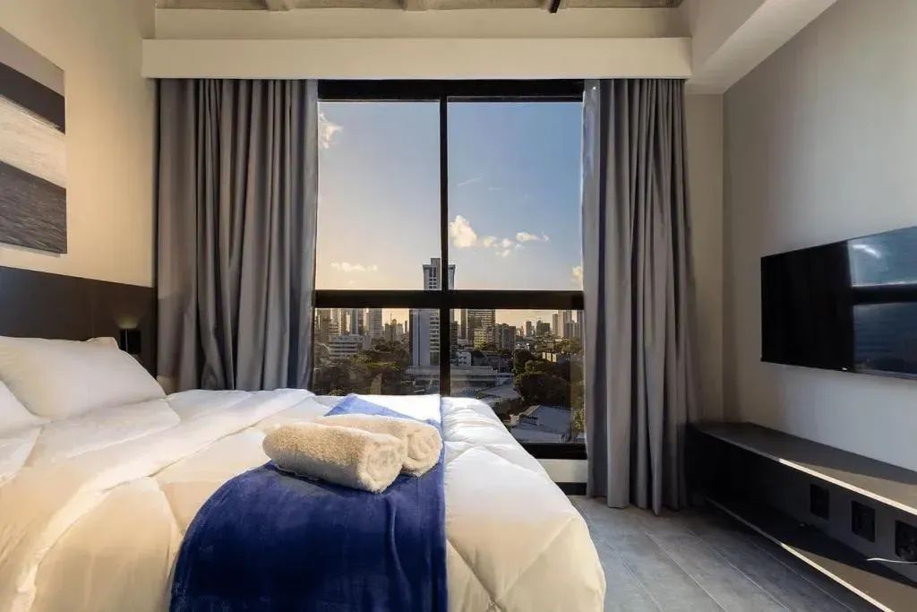 Vendo flat tipo studio 100% mobiliado com 1 quarto, na Ilha do Leite. - Foto 3