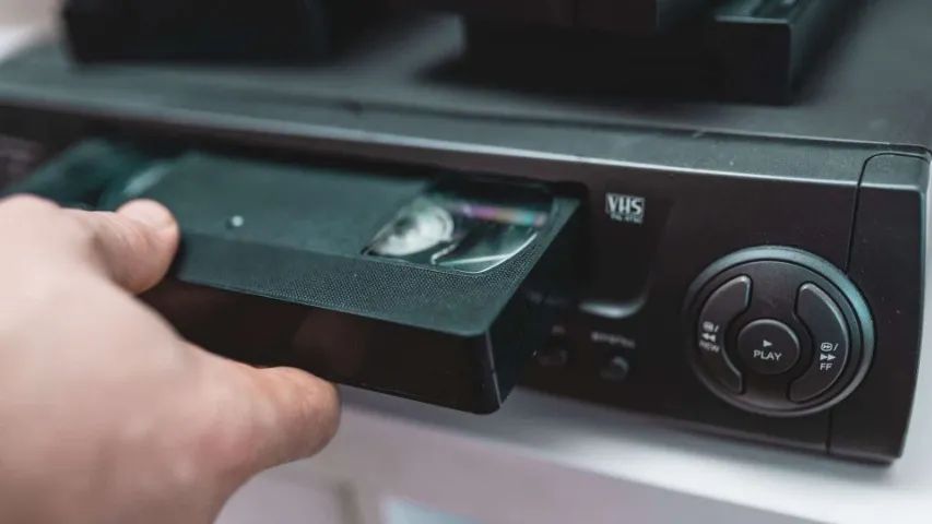 Fitas VHS passo pra Digital
