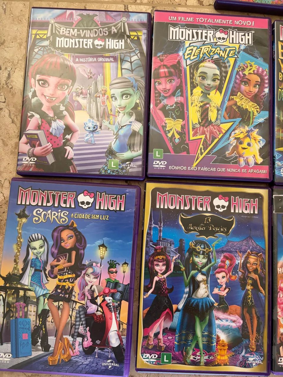 Lote Com 11 Dvds Monster High Em Excelente Estado.  - Foto 5
