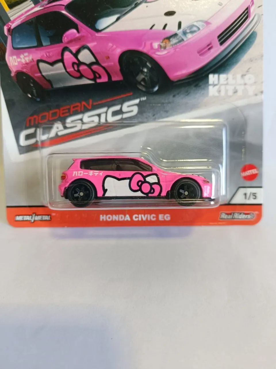 Hot Wheels Honda Civic EG Hello Kitty - Foto 4
