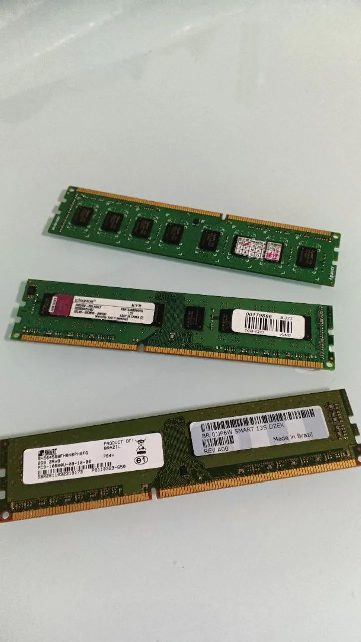 Kit Memórias Ram 2GB 2x6GB DDR3 Desktop PC
