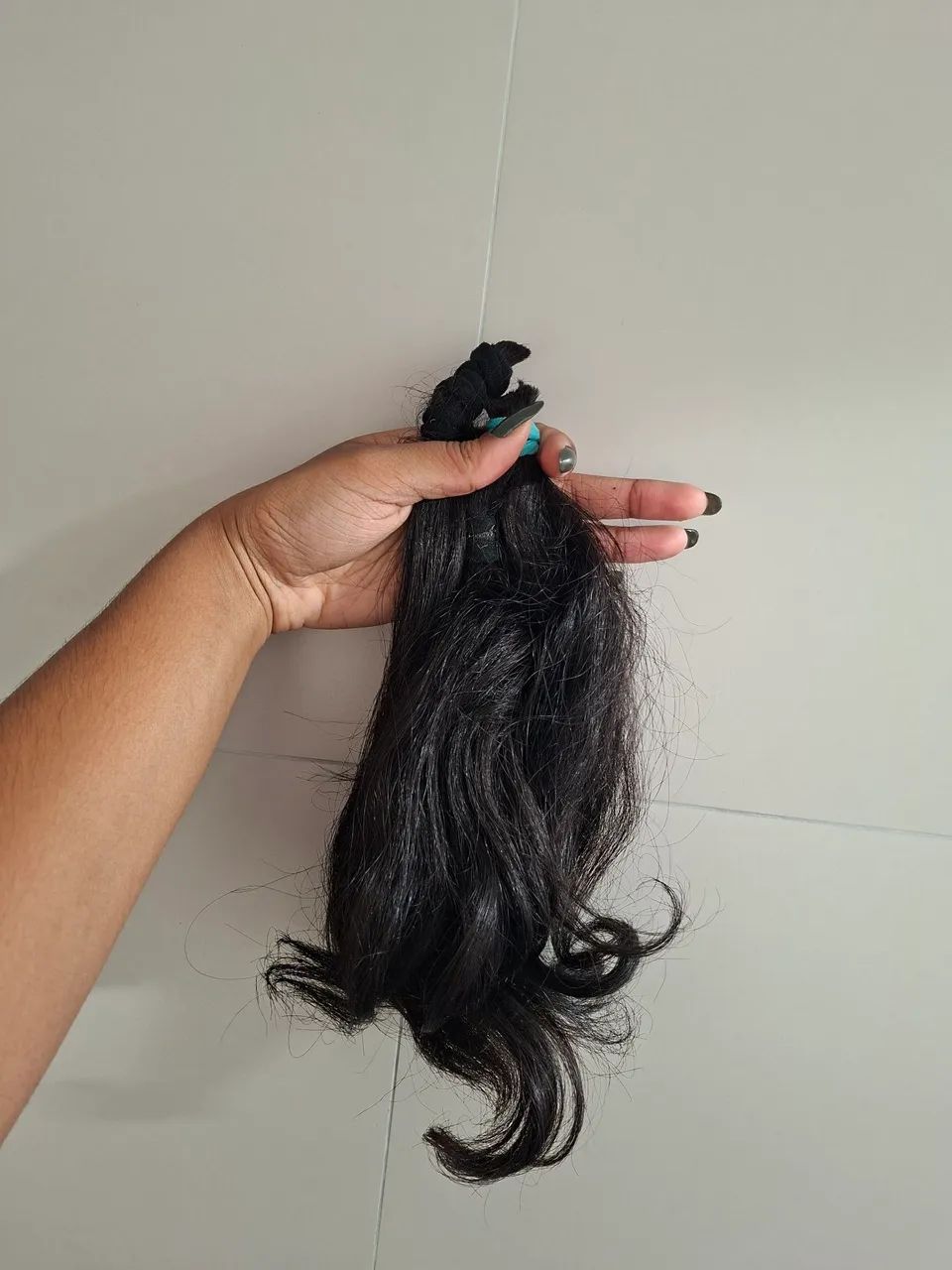 Cabelo Humano Natural | Castanho Escuro / Preto Natural - Foto 4