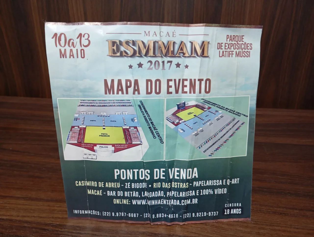 Flyer original Marília Mendonça expo Macaé RJ 2017 - Foto 2
