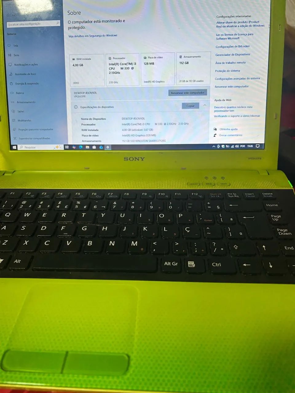 Notebook Sony Vaio PCG 61311X - Foto 2