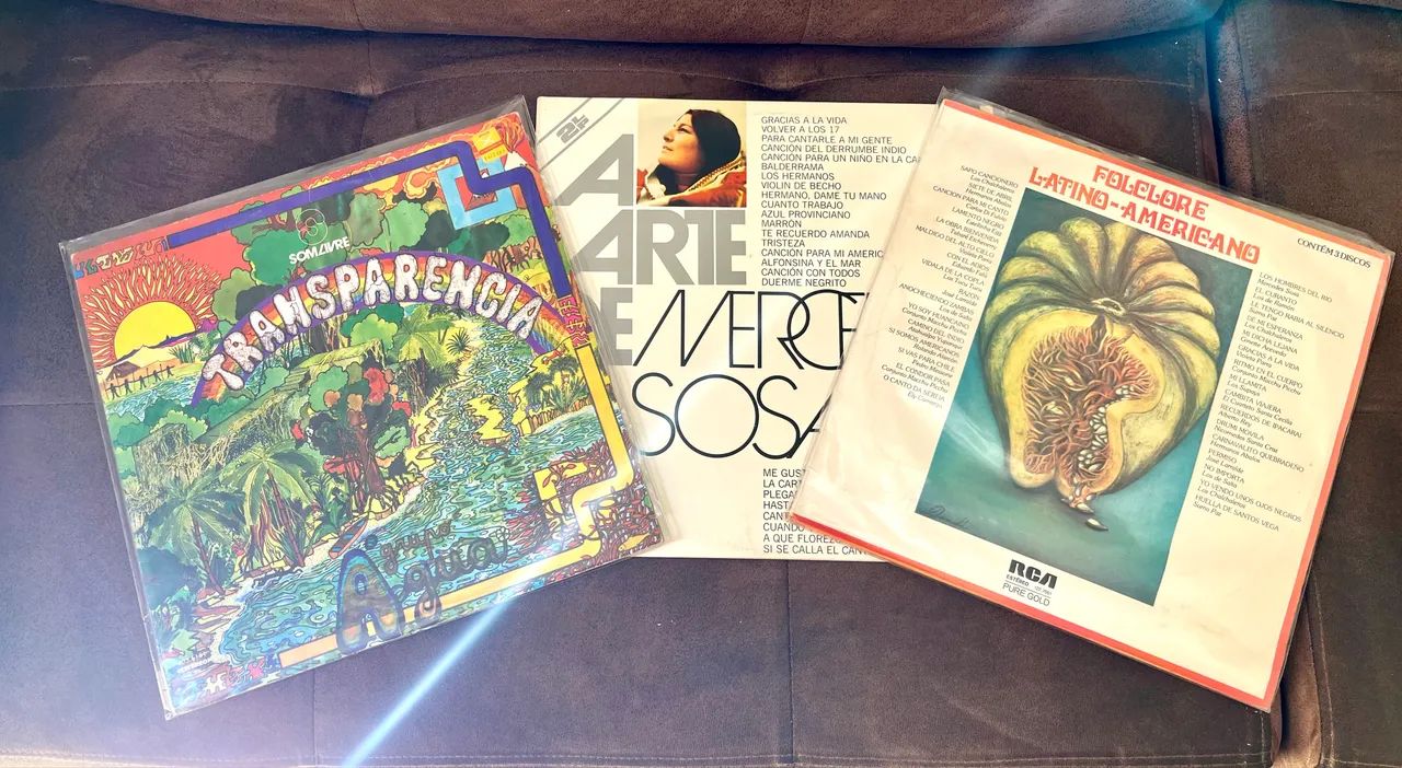 Pacote 3 LP Música Latino Americana
