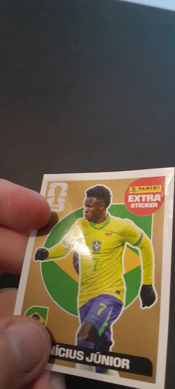 Figurinha Ouro Vinícius Júnior - Copa do Mundo 2026 Panini - Foto 4