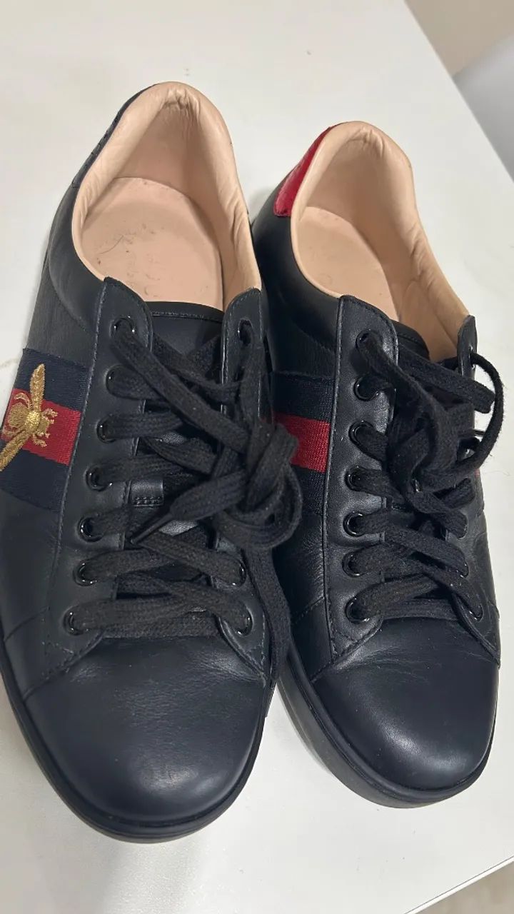 Gucci Ace Web Bee masculino  - Foto 3