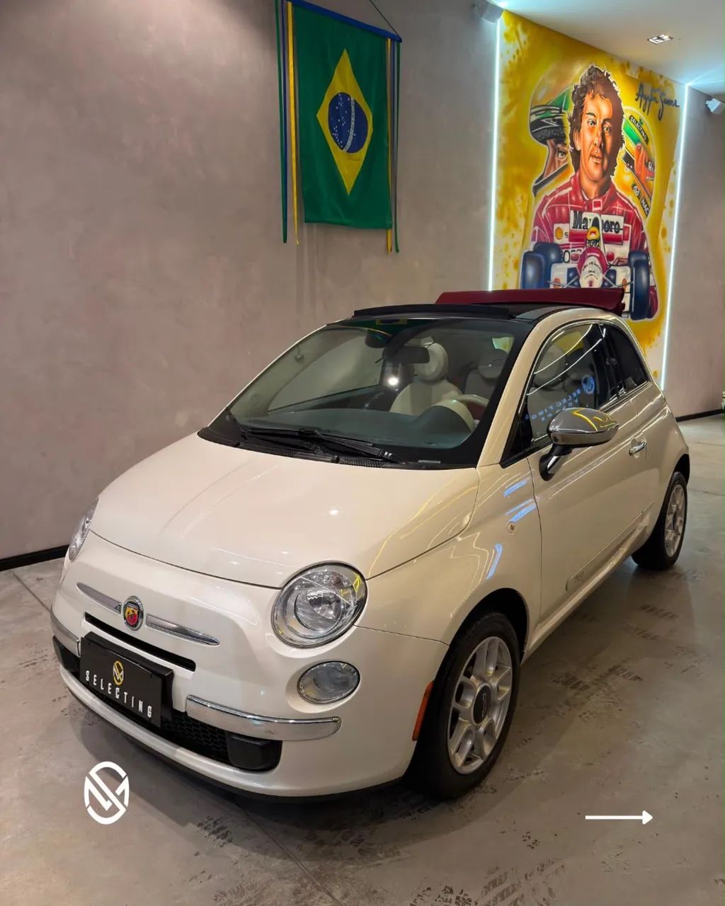 Fiat 500 Cabrio Dualogic Flex 1.4 8V 2014 - Foto 3