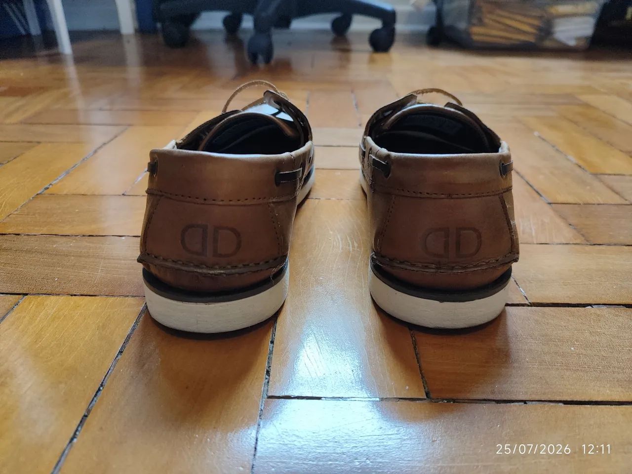 Sapato Dockside Democrata usado só uma vez - Foto 4
