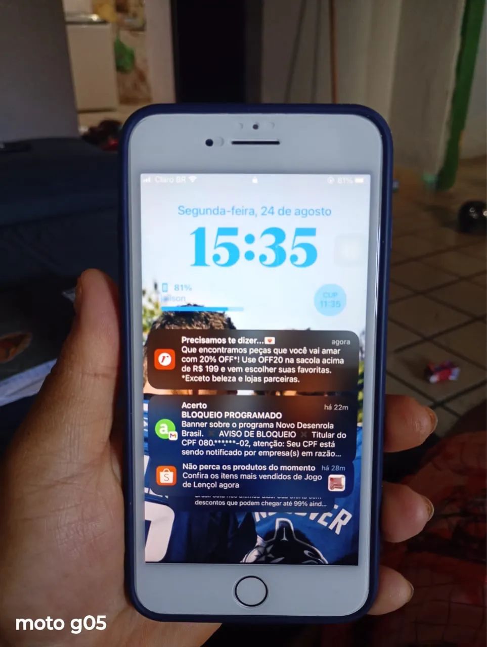 iPhone 8 Plus 256GB Ouro Rosa - Celulares e Smartphones - Benedito