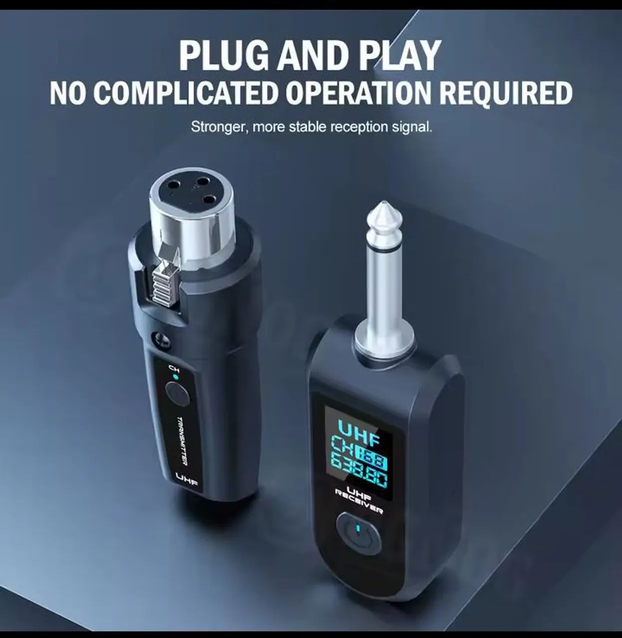 Transmissor receptor wireless para microfone  - Foto 2