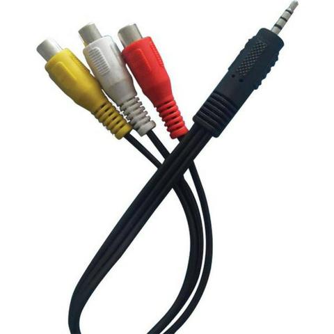 Cabo Adapt P/ Tv Led E Lcd P2 4c + 3 Jack Rca 15cm Loud