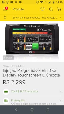 Injeção programável efi-t1 OCTTANE