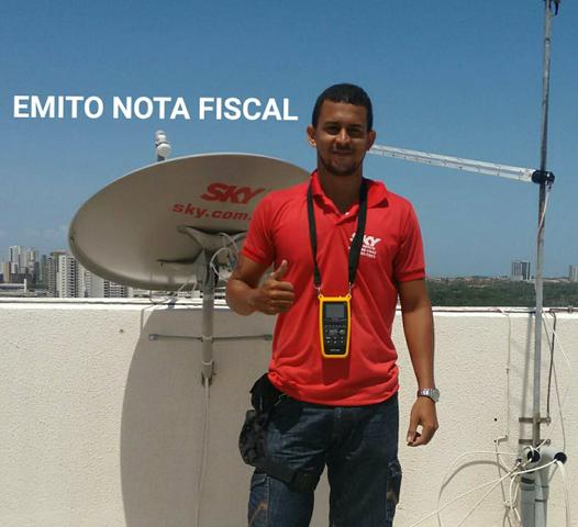 Técnico sky tv, Oi tv, claro tv e antena externa de canais abertos